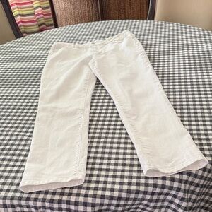 d. jeans Women's Straight Leg White Jeans